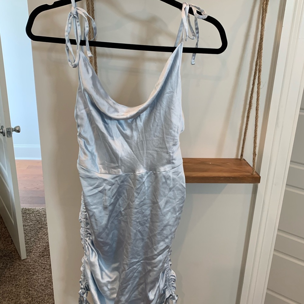 Beginning boutique Atlantic drawstring mini dress - Picture 2 of 7